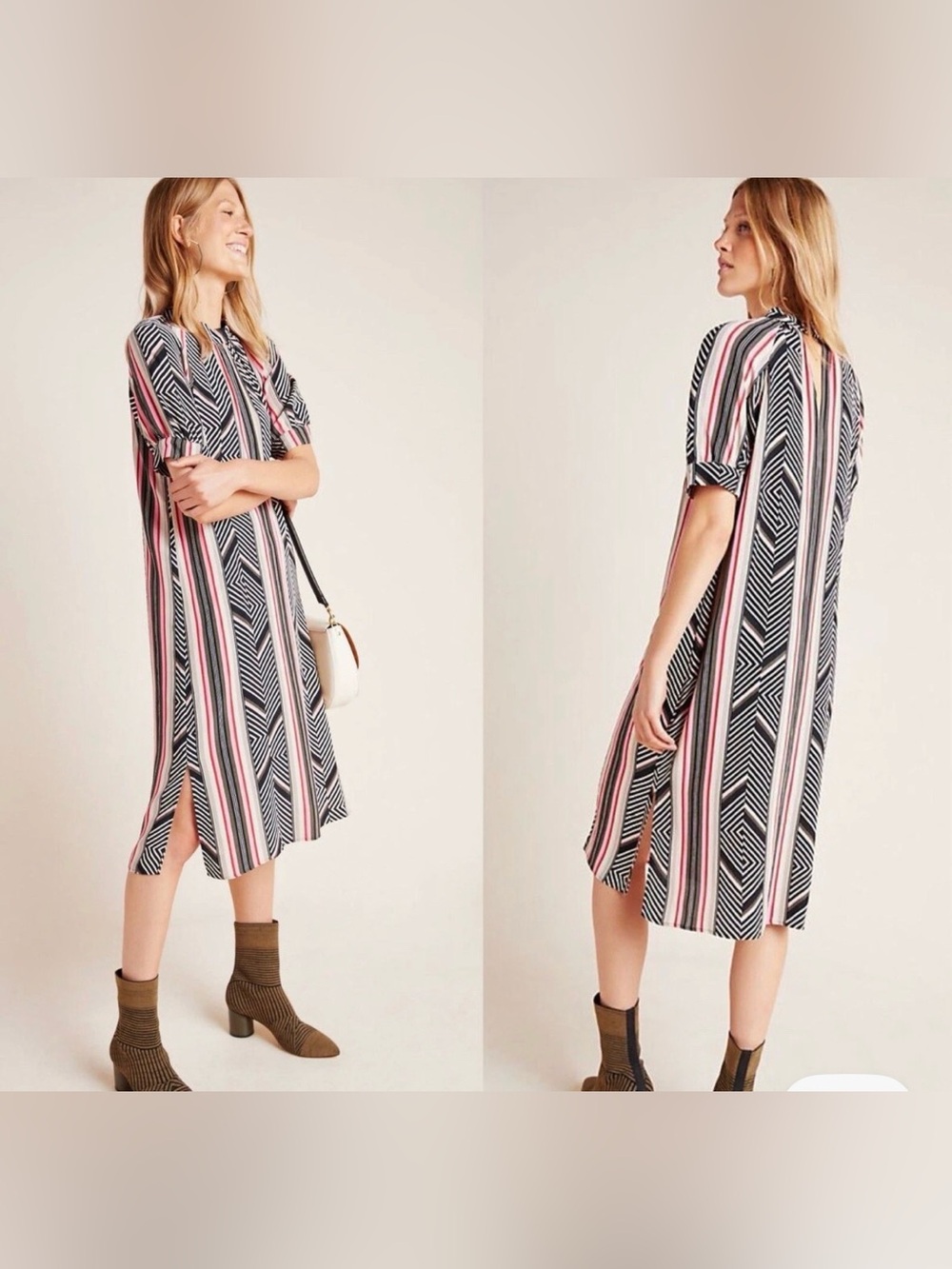 ANTHROPOLOGIE McKenzie Mock Neck Dress